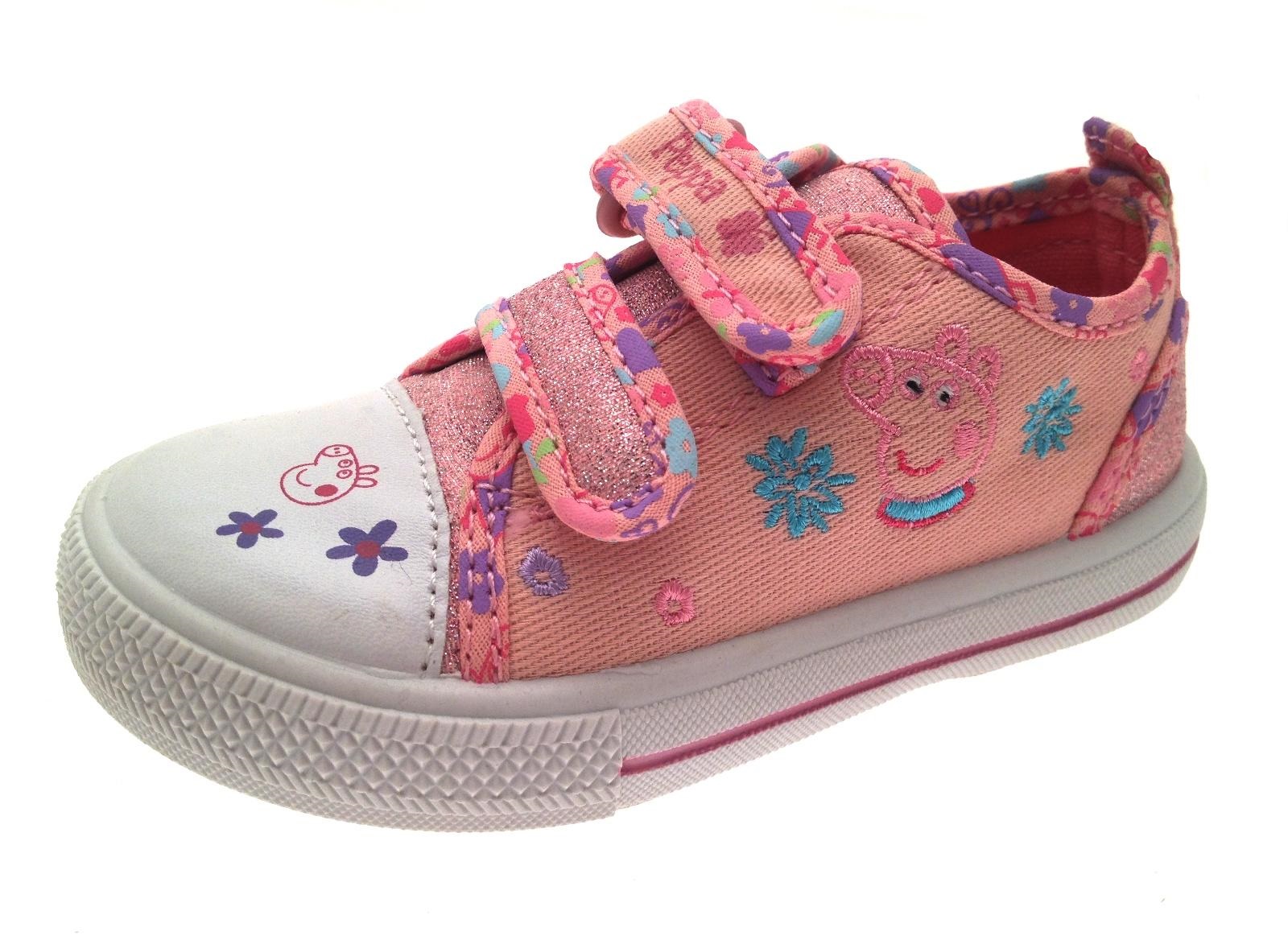 Girls Peppa Pig Shoe Range Clogs Trainers Jellies Sandals Kids Summer